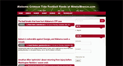 Desktop Screenshot of alabamafootball.mentalbreeze.com